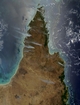 Australia Great Barrier Reef: photographic image from outer space by NASA